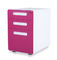 ISO14001 ODM Stalowe szafki na dokumenty, 3-szufladowa boczna szafka na dokumenty z zamkiem