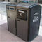 Zewnętrzne inteligentne kosze na śmieci ze stali nierdzewnej, automatyczny kosz na śmieci i recykling EN 840