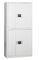 Elektroniczny inteligentny zamek ISO9001 Poufna szafka Dwa drzwi Pionowy biały