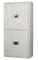 Elektroniczny inteligentny zamek ISO9001 Poufna szafka Dwa drzwi Pionowy biały