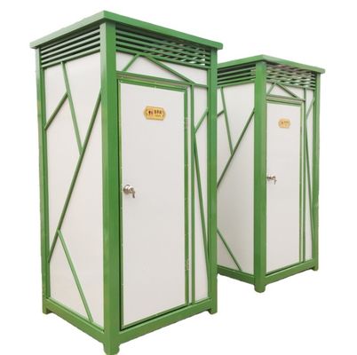 Zielone przenośne nowoczesne przenośne toalety ze stopu aluminium