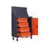 Pomarańczowy stół warsztatowy z 15 szufladami ISO9001 Mobilna skrzynia narzędziowa