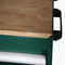 Zielona mobilna skrzynka narzędziowa ISO14001 z szufladami, metalowa szafka do przechowywania narzędzi